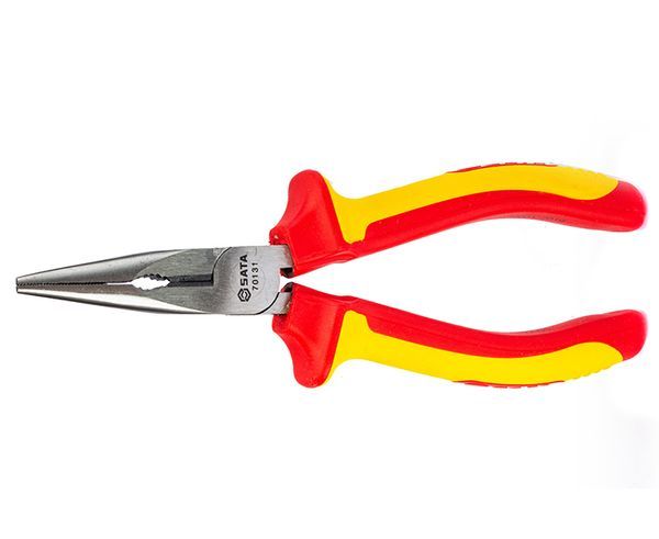 Sata INSULATED LONG NOSE PLIERS 8”