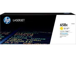 HP 658X High Yield LaserJet Toner Cartridge Yellow W2002X