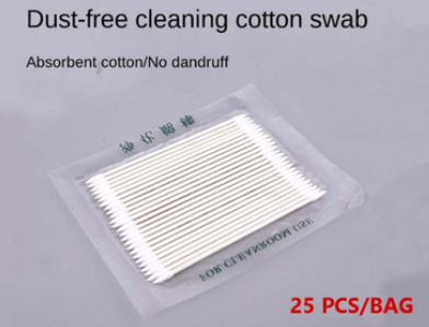 FIBER OPTIC DUST-FREE CLEANING COTTON SWAB OPTICAL POWER METER INTERFACE OTDR OPTICAL FIBER VGROOVE CT101