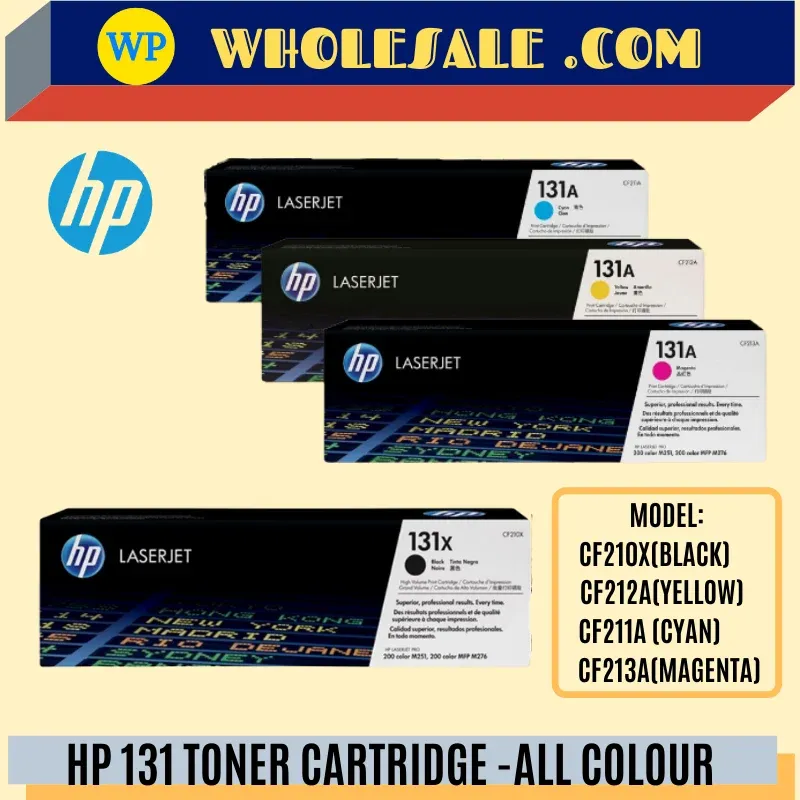 HP 131 TONER CARTRIDGE - ALL COLOUR /HP /HP 131 /Toner Cartridge /Hight Capacity Toner