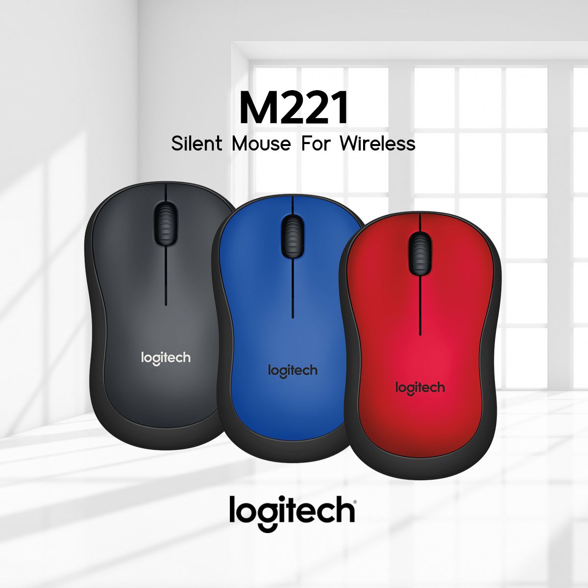 Logitech Silent Wireless Mouse M221