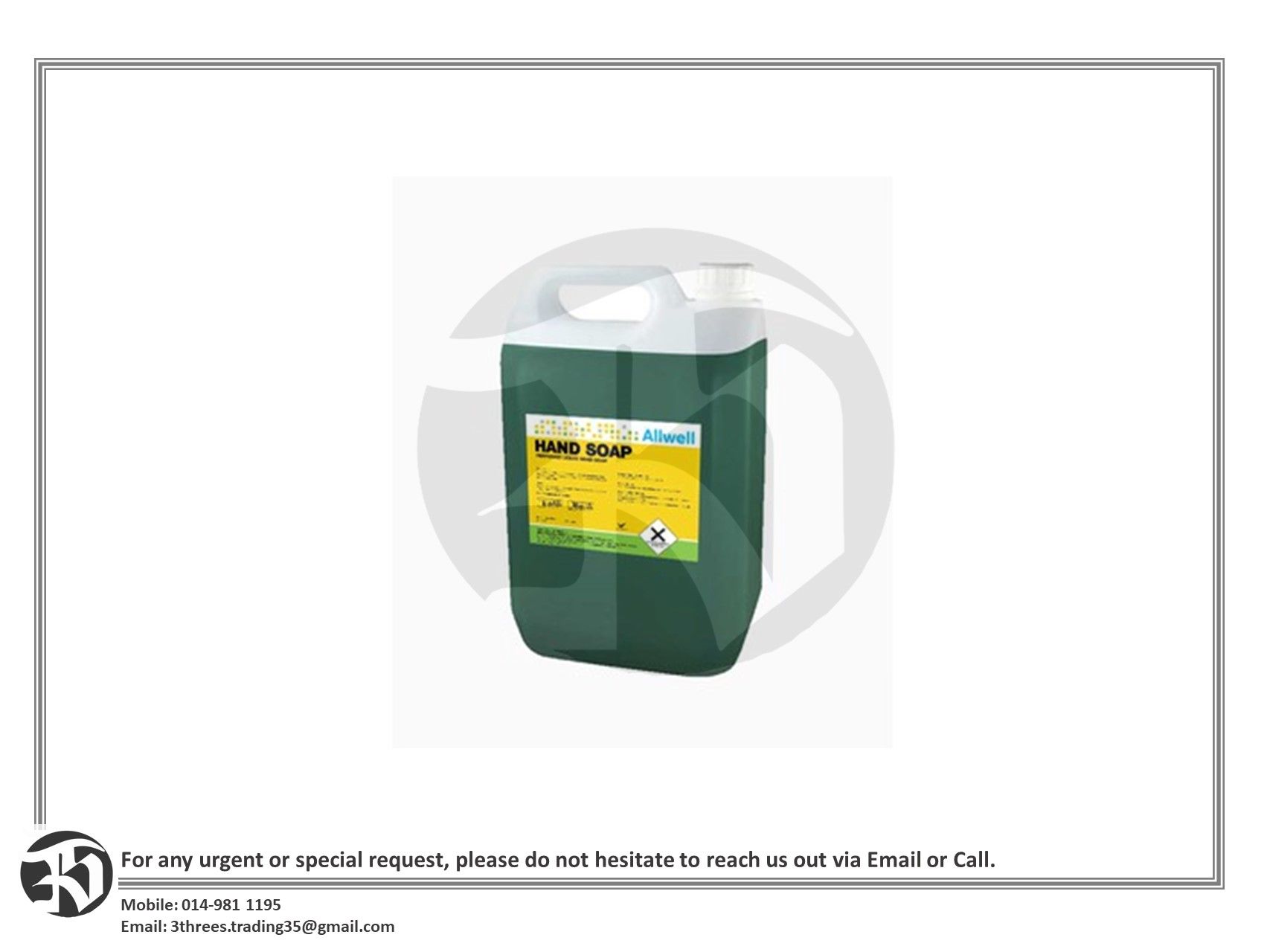 Liquid Hand Soap 10 Liter