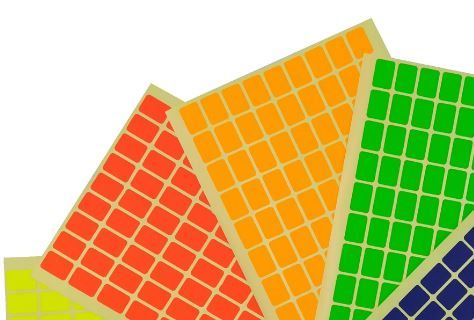 SELF-ADHESIVE LABEL 13MM x 19MM