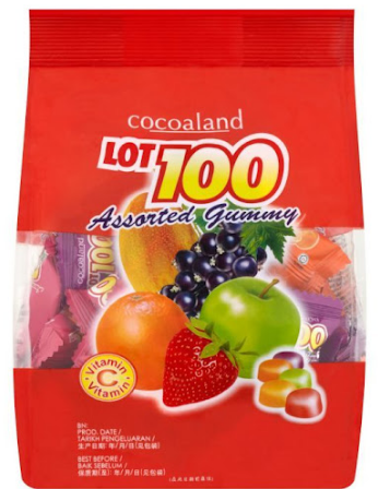 Lot 100 Assorted Gummy Candy 320g