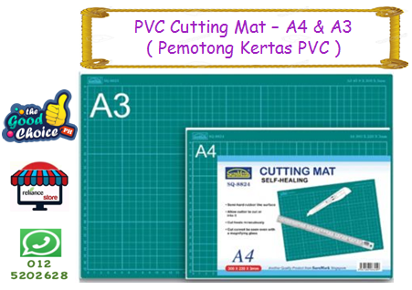 PVC Cutting Mat / Pemotong Kertas Mat # Pilihan Saiz : A4 & A3 # RP0594 ( KTT : 1 Unit )