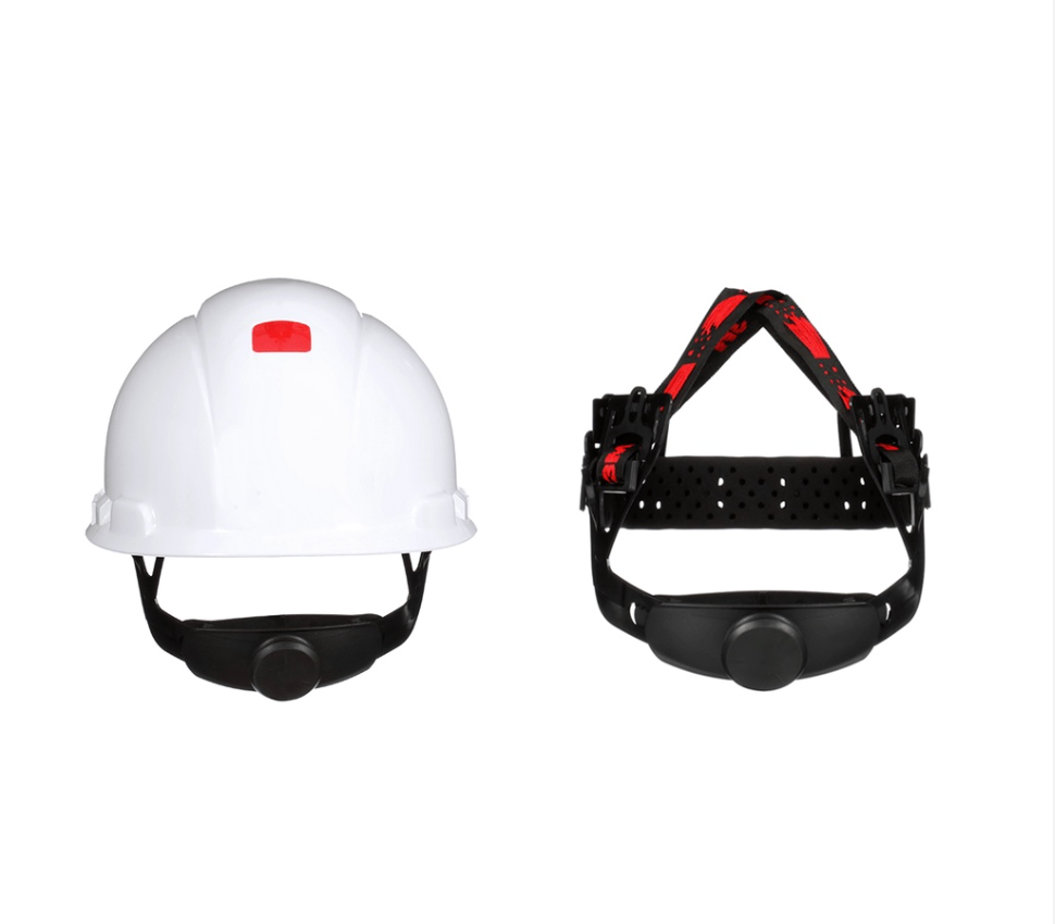 Safety Helmet 3M SecureFit Hard Hat, 4-Point Pressure Diffusion Ratchet Suspension Safety Helmet <SIRIM DOSH>