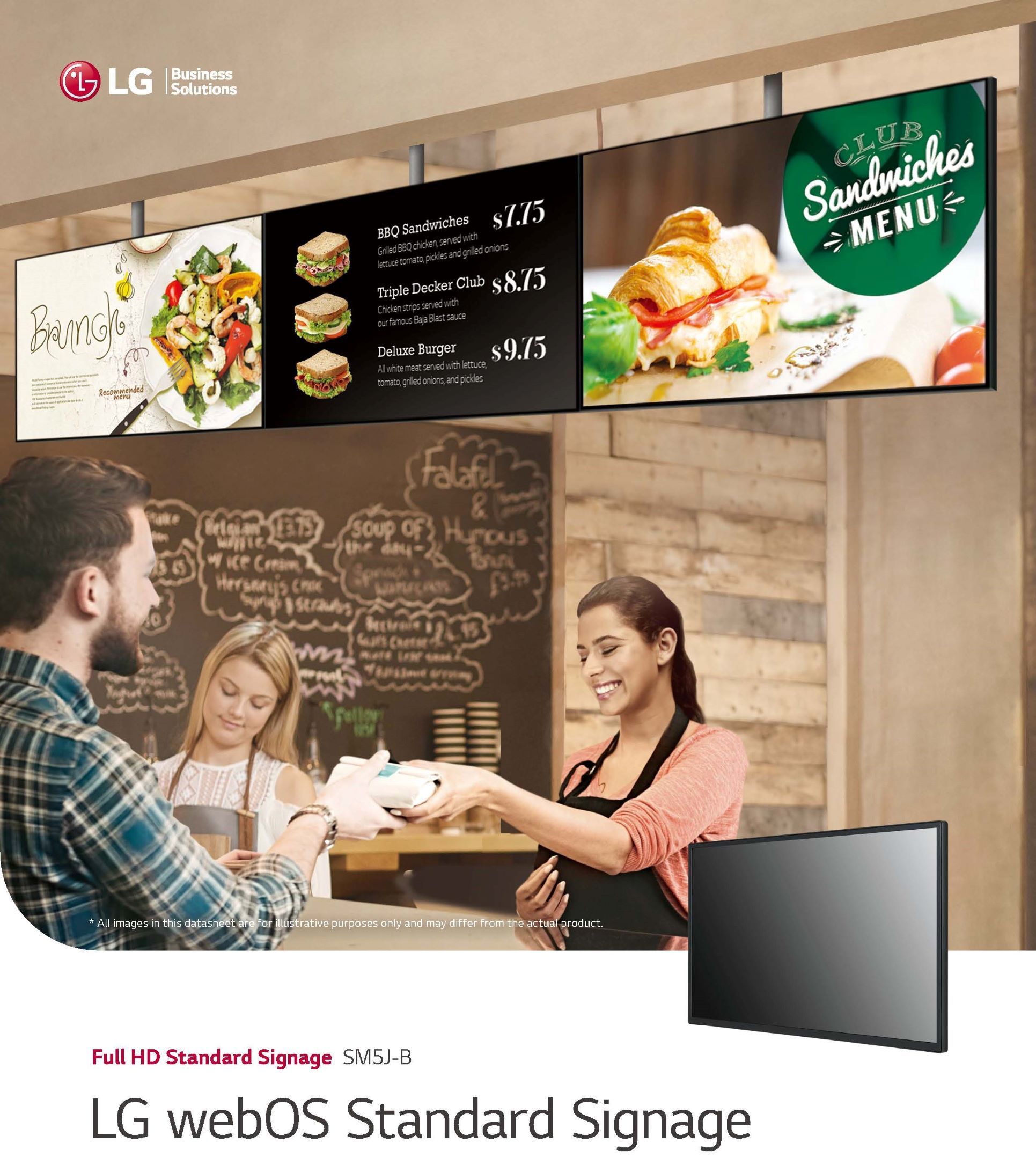 Genuine Malaysia (Original) LG 32SM5J Digital Signage Monitor Commercial Display Full HD