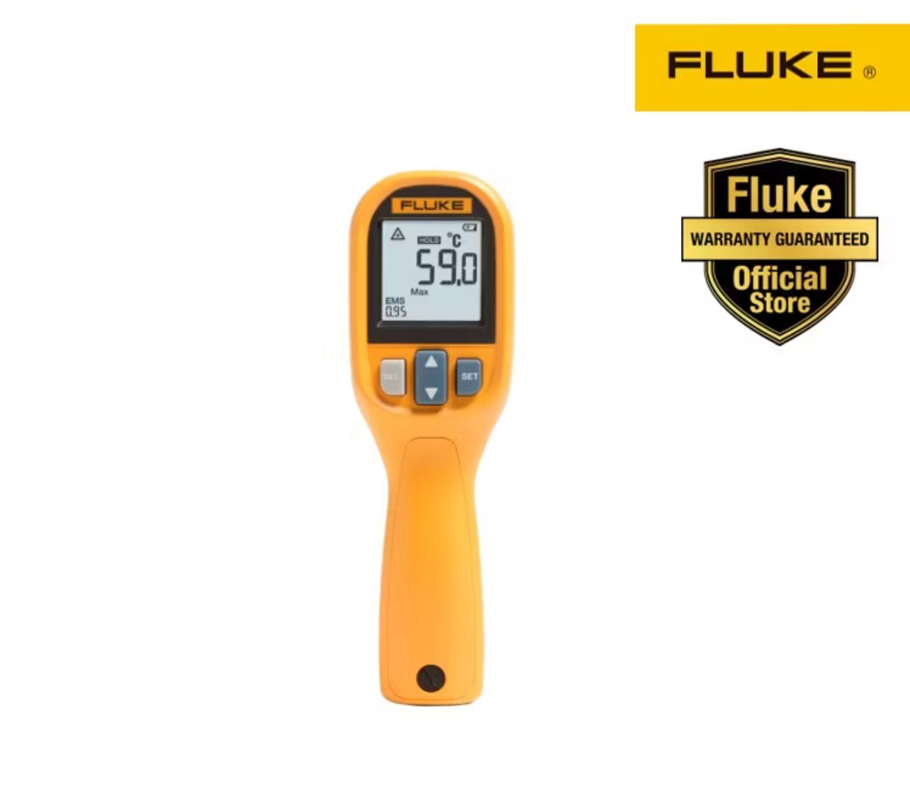 Fluke 59 MAX Infrared Thermometer, Temperature Range -30C to 350C, Distance to Spot Ratio 8:1 (With Hard Case)