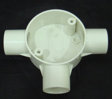ATKC PVC Conduit Fittings Three Way Tee Box 3/4' (20MM)