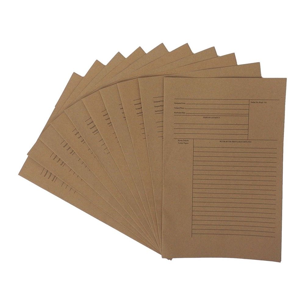 Brown Paper File 100pcs