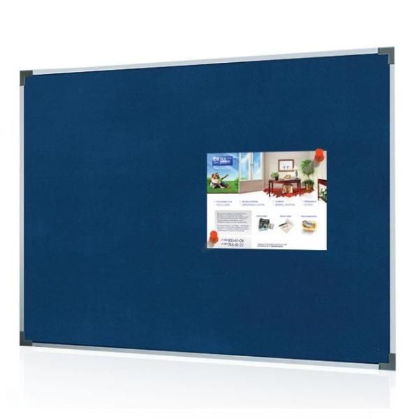 QP VELVET  NOTICE BOARD WITH ALUMINIUM FRAME 3'' X 4''