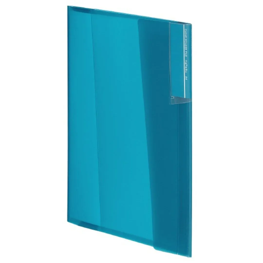 Kokuyo A4 clear holder file 40 pocket (blue)