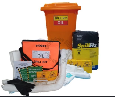 OIL SPILL KIT Crisben Oil Absorbent Pads (OPC100)  MATERIAL: CCA B - SIGNAGE WITH POOL - POOL/PRIORITY