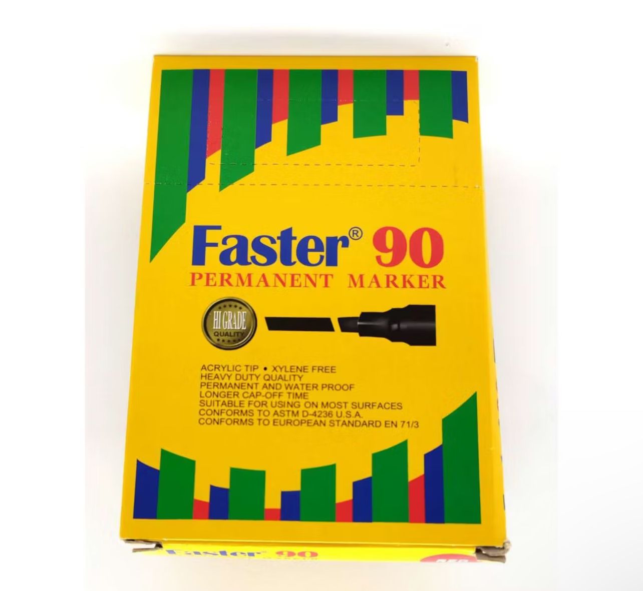 FASTER 90 CHISEL POINT PERMANENT MARKER PEN ( 1 pcs )