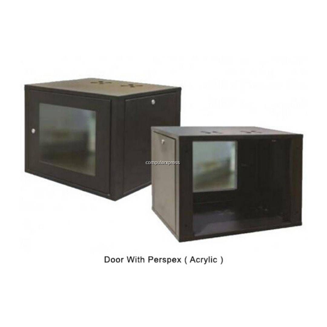 Perpex Door 15U Primestar Sirim 19" Wall Mount Server Rack / Equipment Rack (Rack + 1Tray + 1Fan)