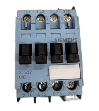 Siemens - 3TS3210-0AB00-8K Power contactor 3TS32, 18A, AC-3 coil 24 VAC + 3TX4010-2A 1NO Aux Contact