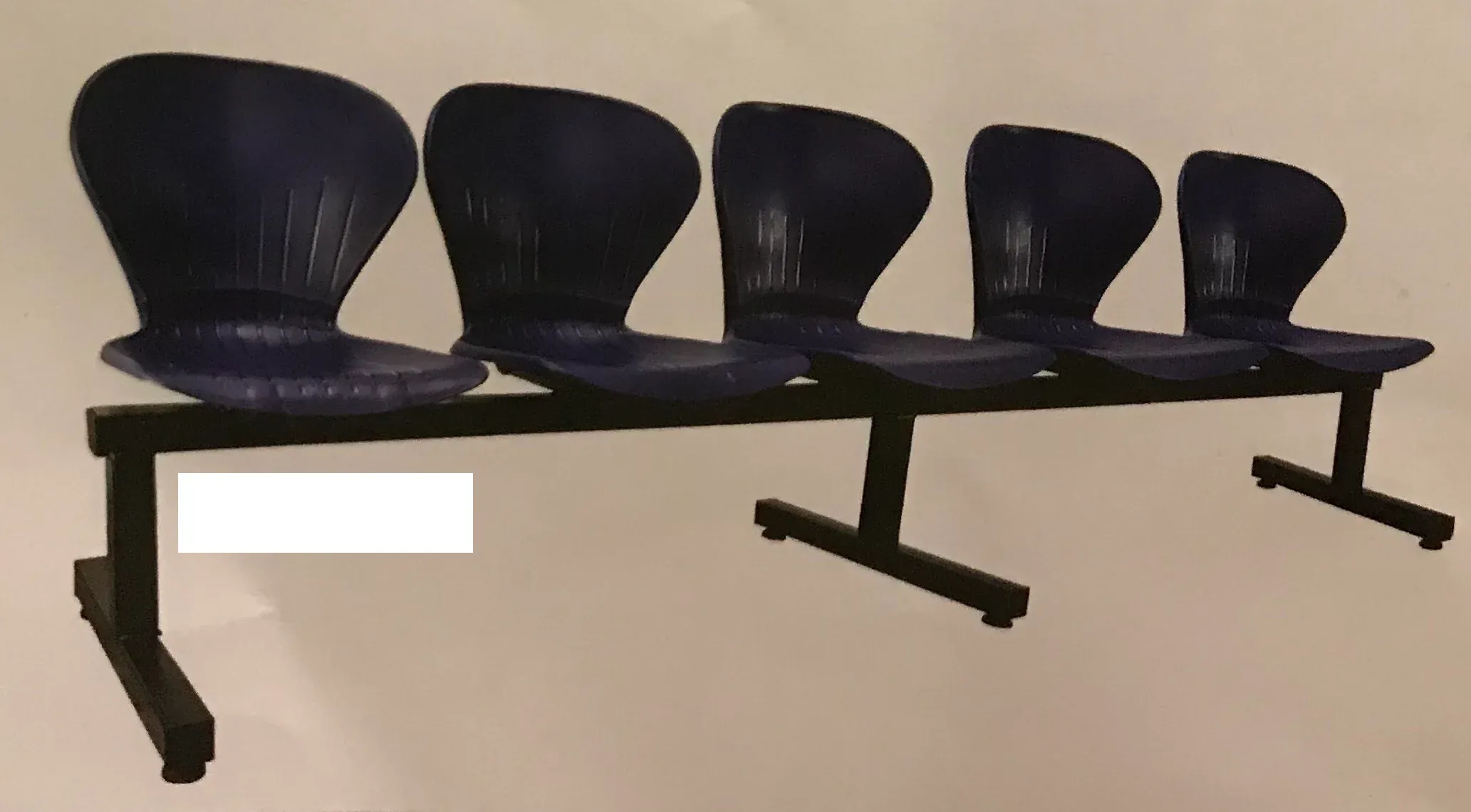 SHELL 5-SEATER LINK CHAIR