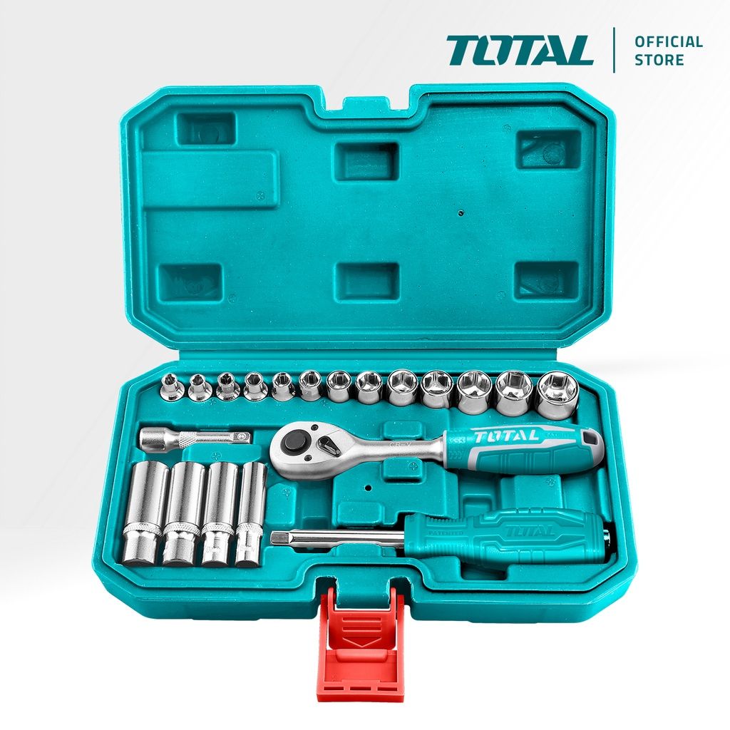 TOTAL SOCKET SET (1/4"/20 PCS) THT141201