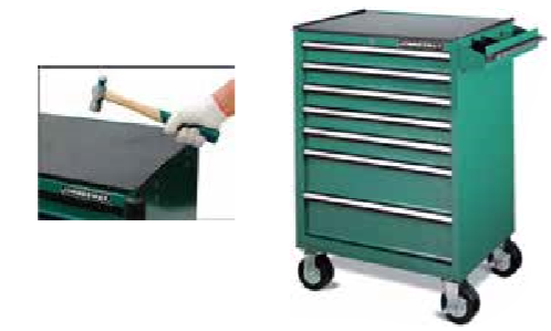 JONNESWAY 260PCS PROFESSIONAL MECHANIC TOOL SET W/7-DRAWER TOOL TROLLEY