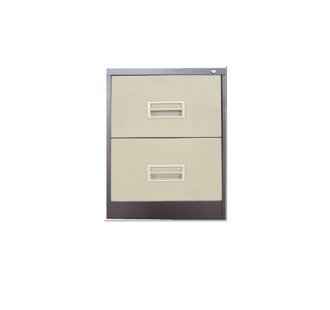 STERLING 2 DRAWER FILING CABINET WITH RECESS HANDLE C/W BALL BEARING SLIDE (S106/CB & S106/CBLB LOCKING BAR)