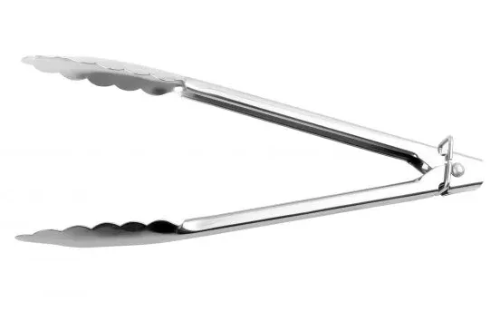 QP Stainless Steel Kitchen Tong (Short)