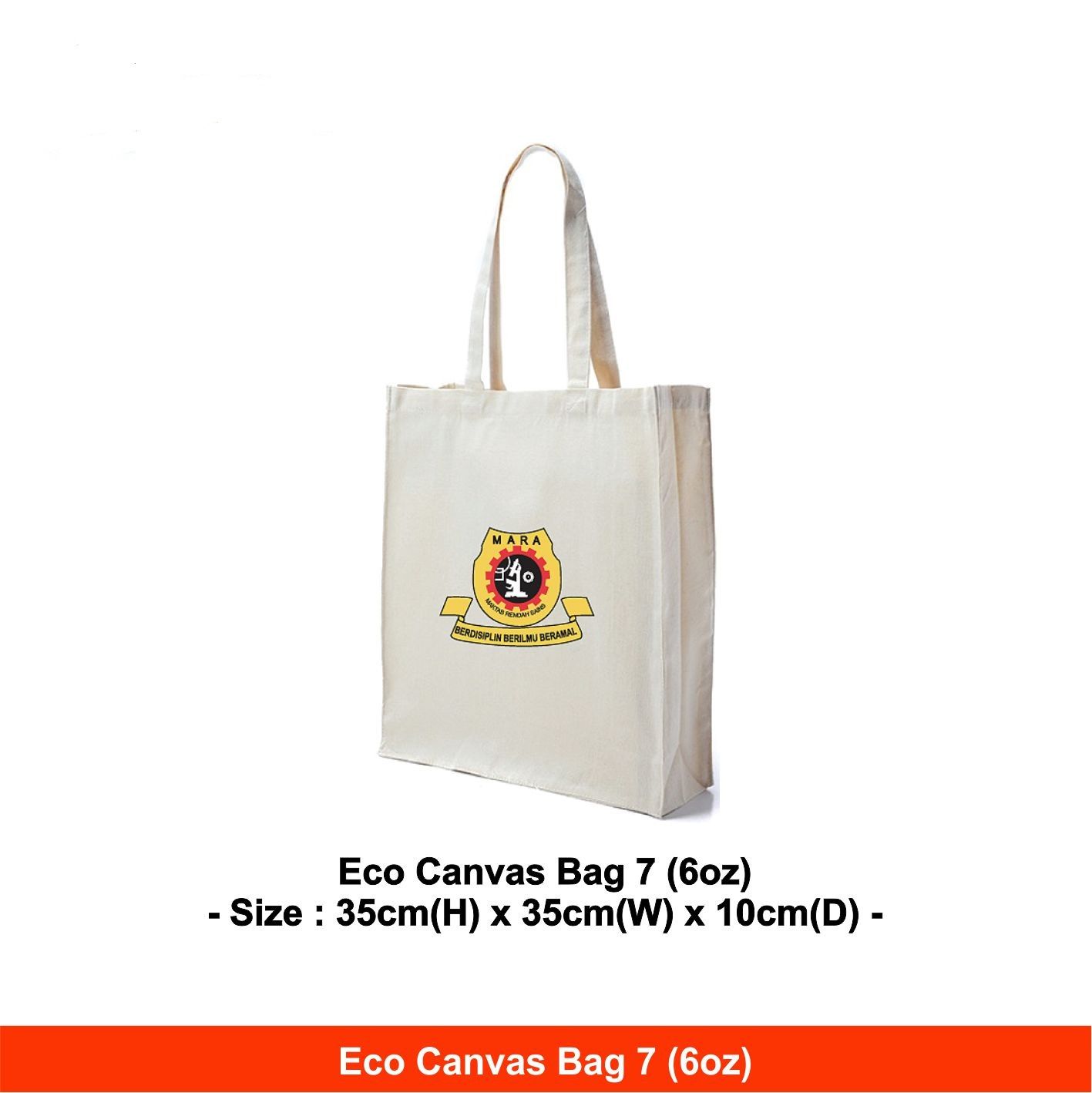 WOS ECO CANVAS BAG 7 ( 6 OZ )