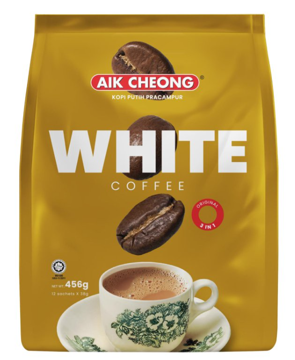 Aik Cheong White Coffee 3 In 1 Original 12 x 38 g
