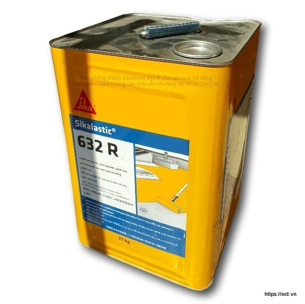 Sikalastic 632R - Polyurethane 1-part rapid cure liquid applied membrane for roof waterproofing
