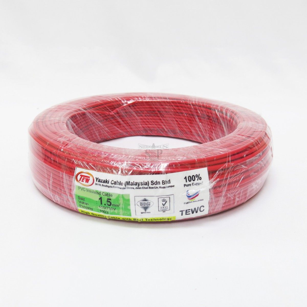 Others *1.5 mm² PVC-Insulated Copper Wire RED