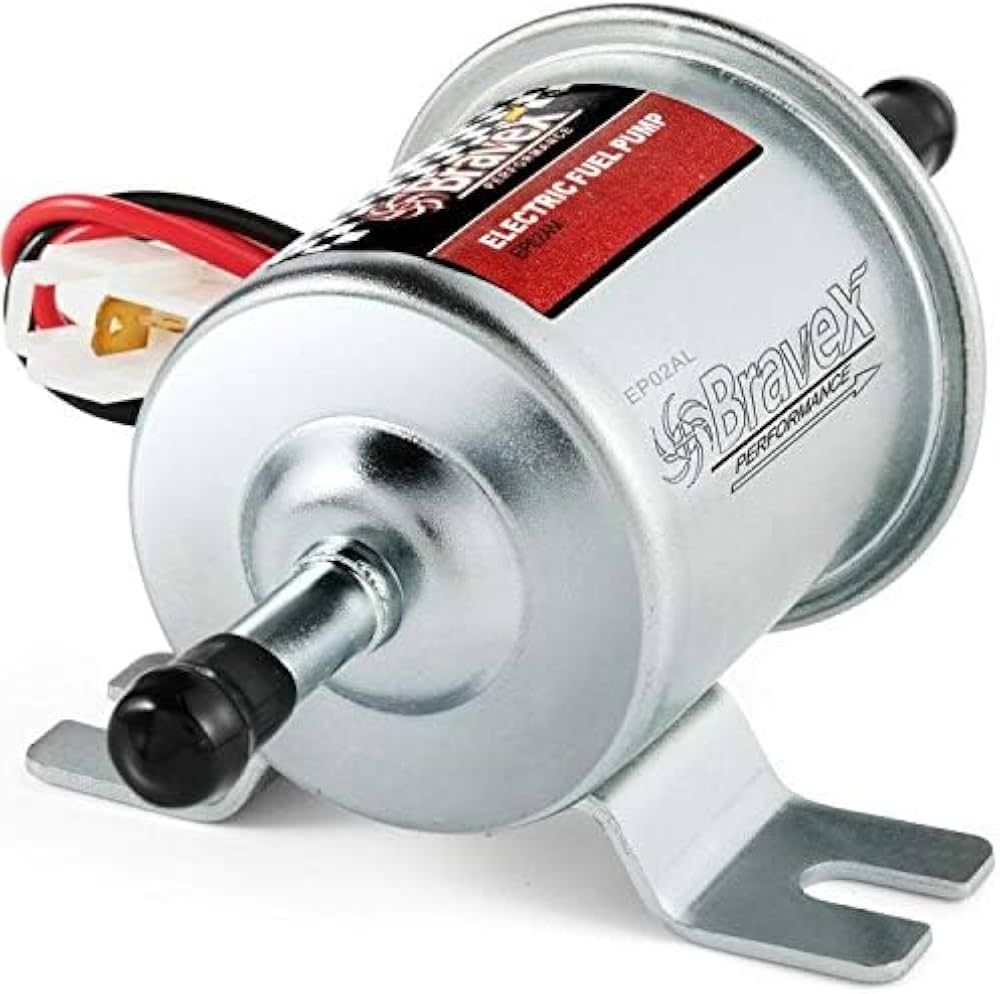 Others *Bravex 2.5-4 Psi Electric Fuel Pump Universal Inline 12V Low-Pressure For Car