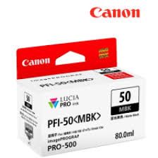 CANON Matte Black ink tank  (80 ml) PFI-50 MBK