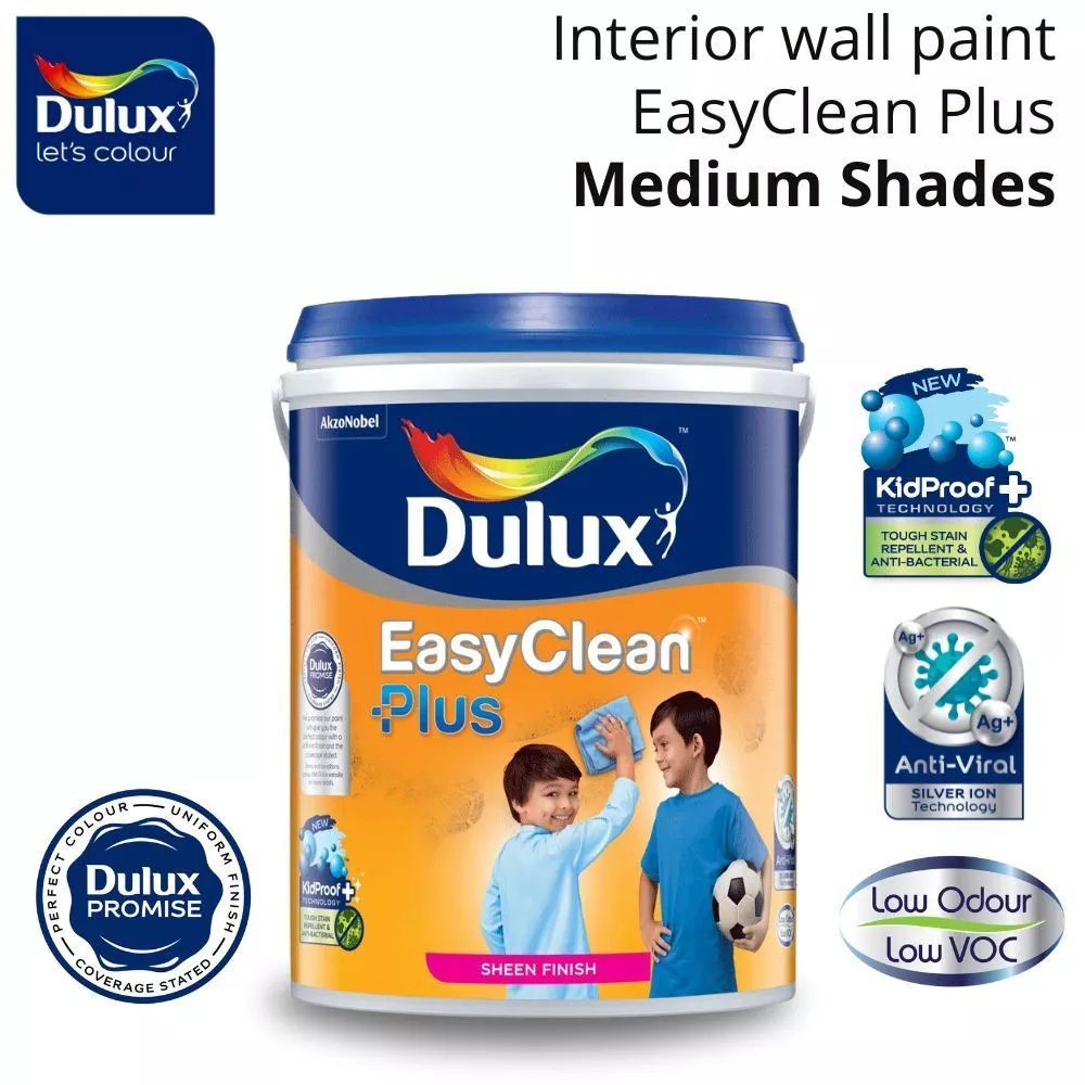 Dulux EasyClean Plus (Brilliant White) - 18L