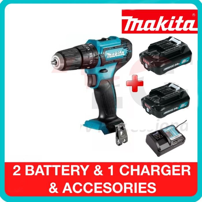 MAKITA HP333DWAE 12V CORDLESS HAMMER DRIVER DRILL 10MM (3/8")