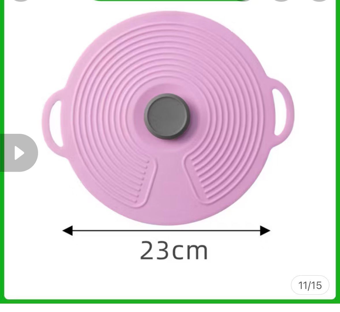 Kitchen SIlicone Suction Lid Bowl 23CM