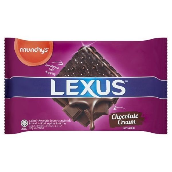 LEXUS CHOCOLATE SANDWICH BISCUIT (10'S/PKT)