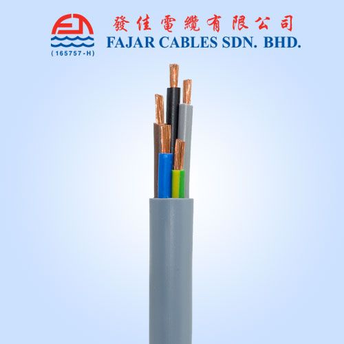 FAJAR *FAJAR 40/0.76 x 3 Core Full Copper Cable [10m]