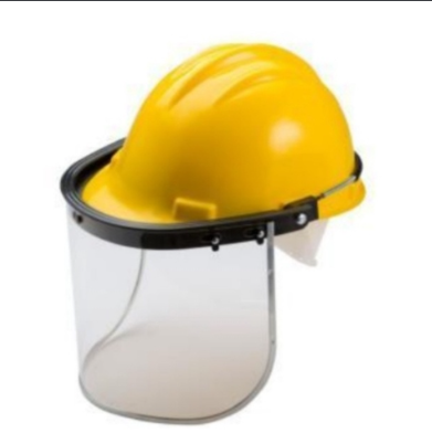 PICASAF HEAD GEAR SAFETY HELMET HEAD + SPHERICAL VISOR l TOPI KESELAMATAN l 安全帽-VISOR GREEN FC48G