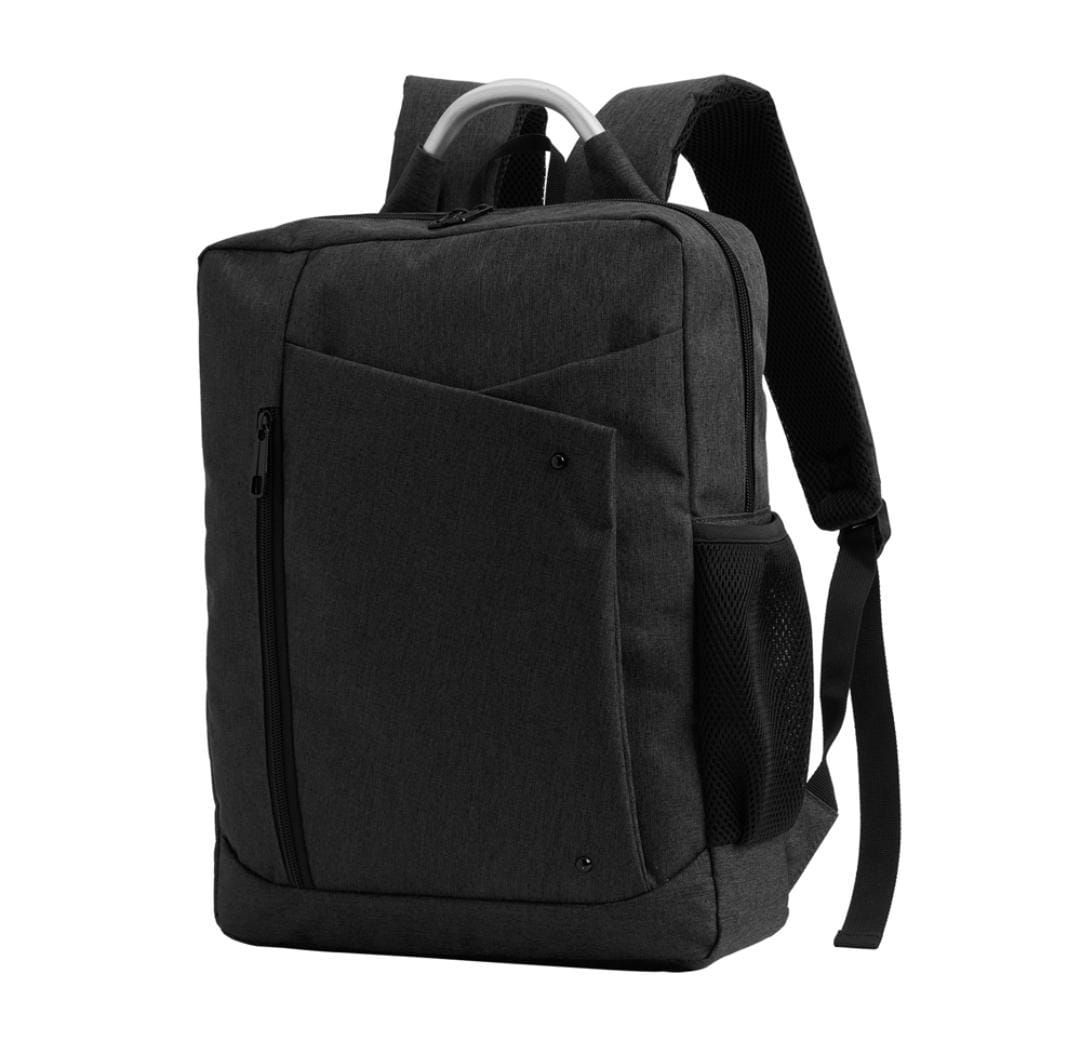 METAL HANDLE LAPTOP BACKPACK