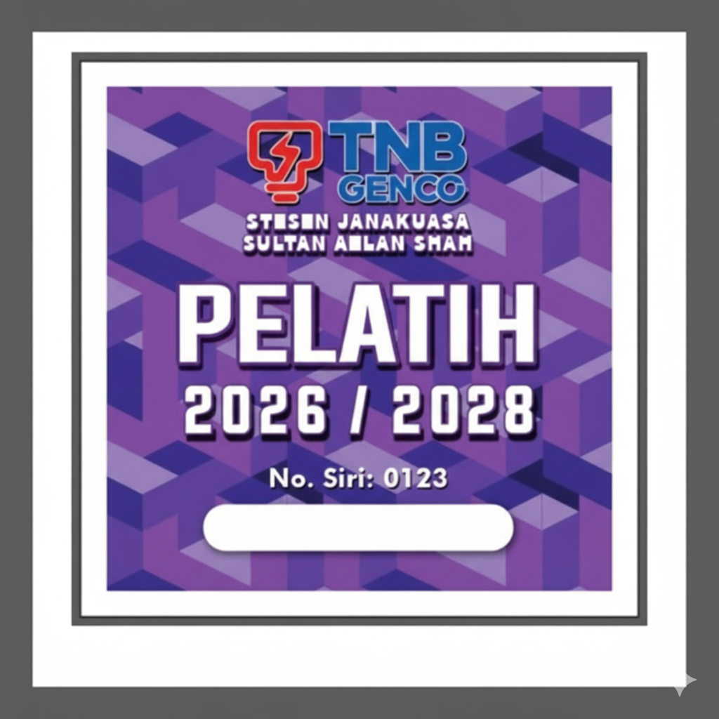Pelekat Kenderaan PELATIH ( Kereta )