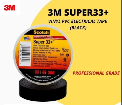 3M鈩�Scotch Super 33+ Vinyl Electrical Tape