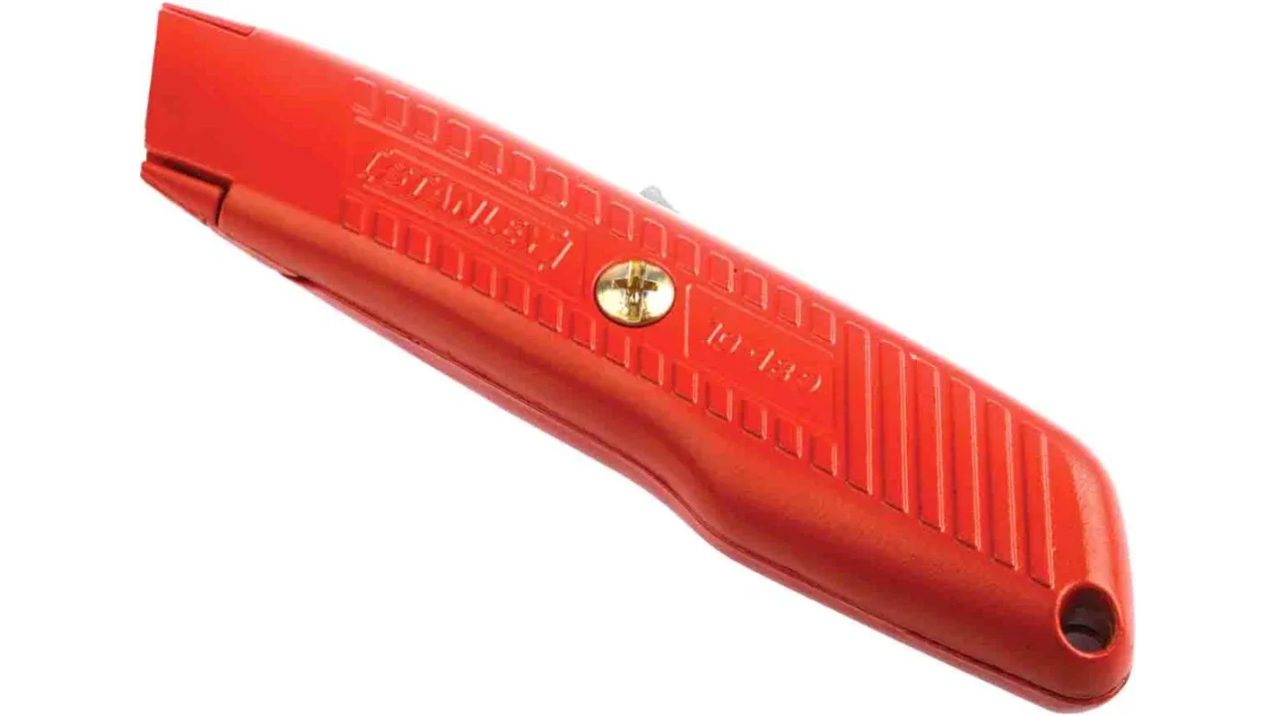 Stanley Safety Knife with Straight Blade, Retractable