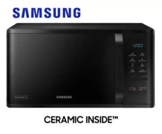 Samsung Grill Microwave Oven with Healthy Steam 23L MG23K3513GK