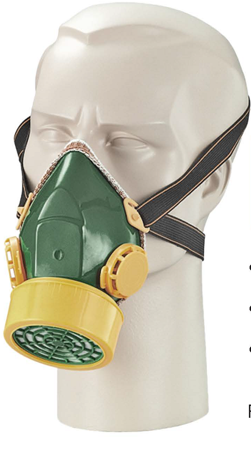 PROGUARD SINGLE CARTRIDGE HALF MASK RESPIRATOR (GM-305Y)
