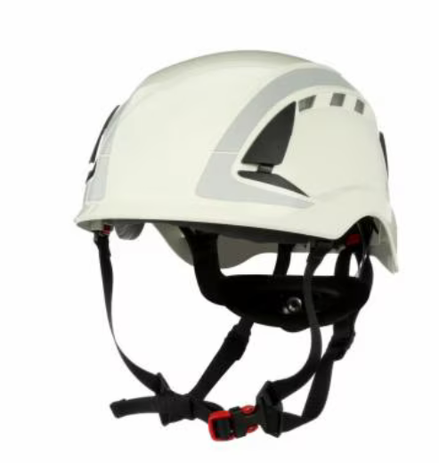 3M *3M™ SecureFit™ Safety Helmet, X5001VE-CE, White, Vented, 1000Vac, CE