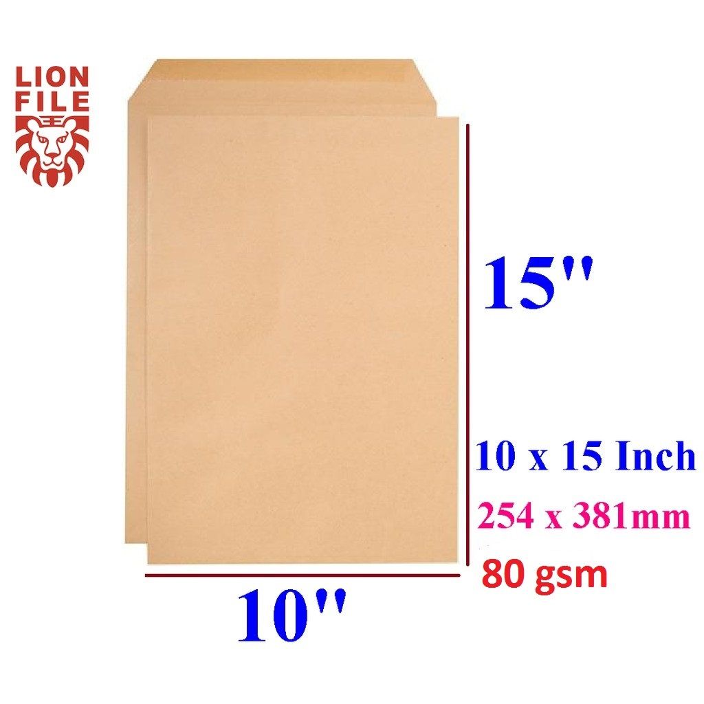10" x 15" Super Brown Envelope (50pcs)