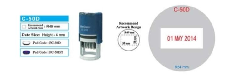 MAXSTAMP C 50-D Dater Stamp Self Ink
