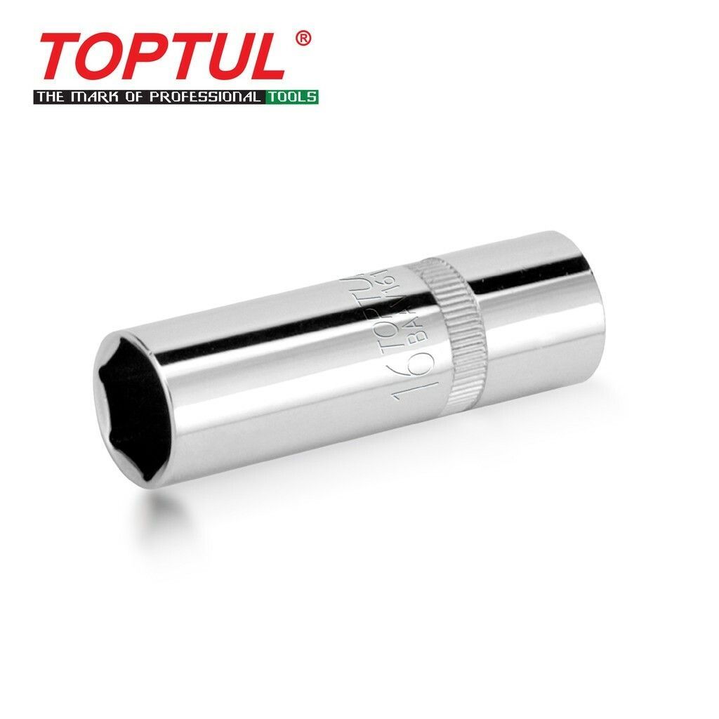 TOPTUL 1/2" DR. MAGNETIC SPARK PLUG SOCKET (THIN WALL) BAAV1616