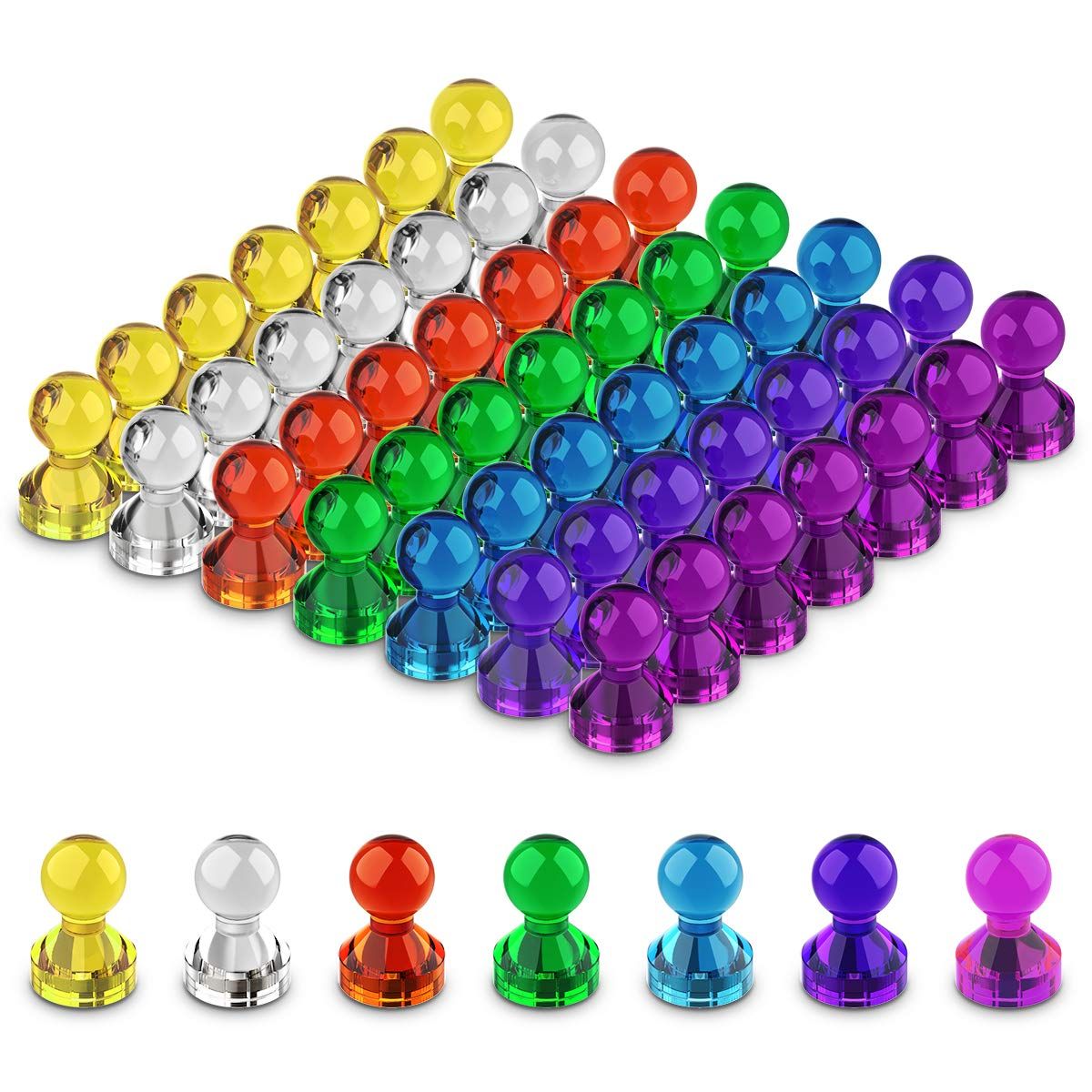 Magnetic Push Pins (1 pack/60 pcs)