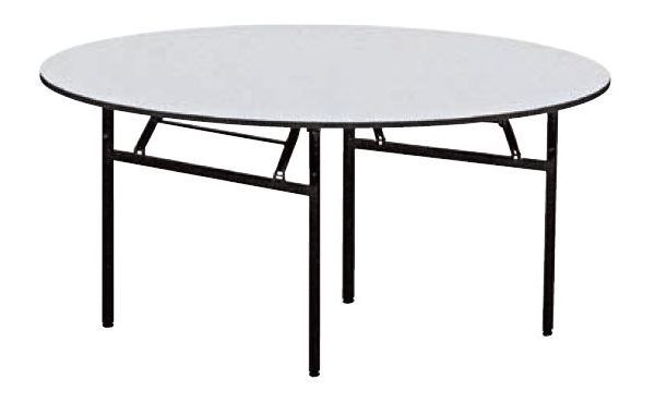 Banquet Folding Table / Meja Bulat Kaki Lipat 6Feet 10 Pax