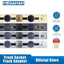 Megaman Power Track/ Power Socket, Built-in ELCB Extra Safety Will Block Electricity When Overloaded [VHO] [SIRIM]